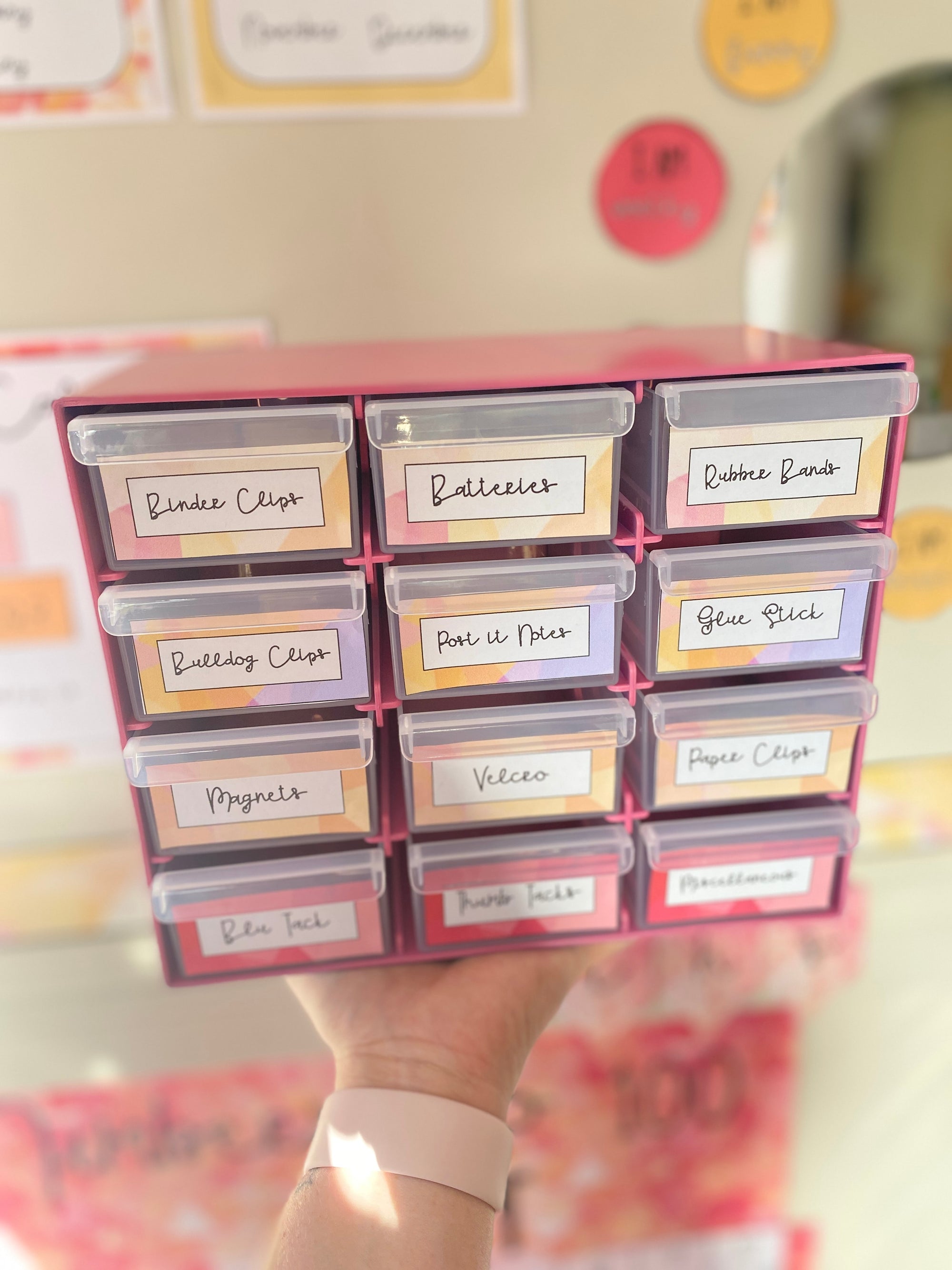 Teacher Toolbox Labels (freebie)