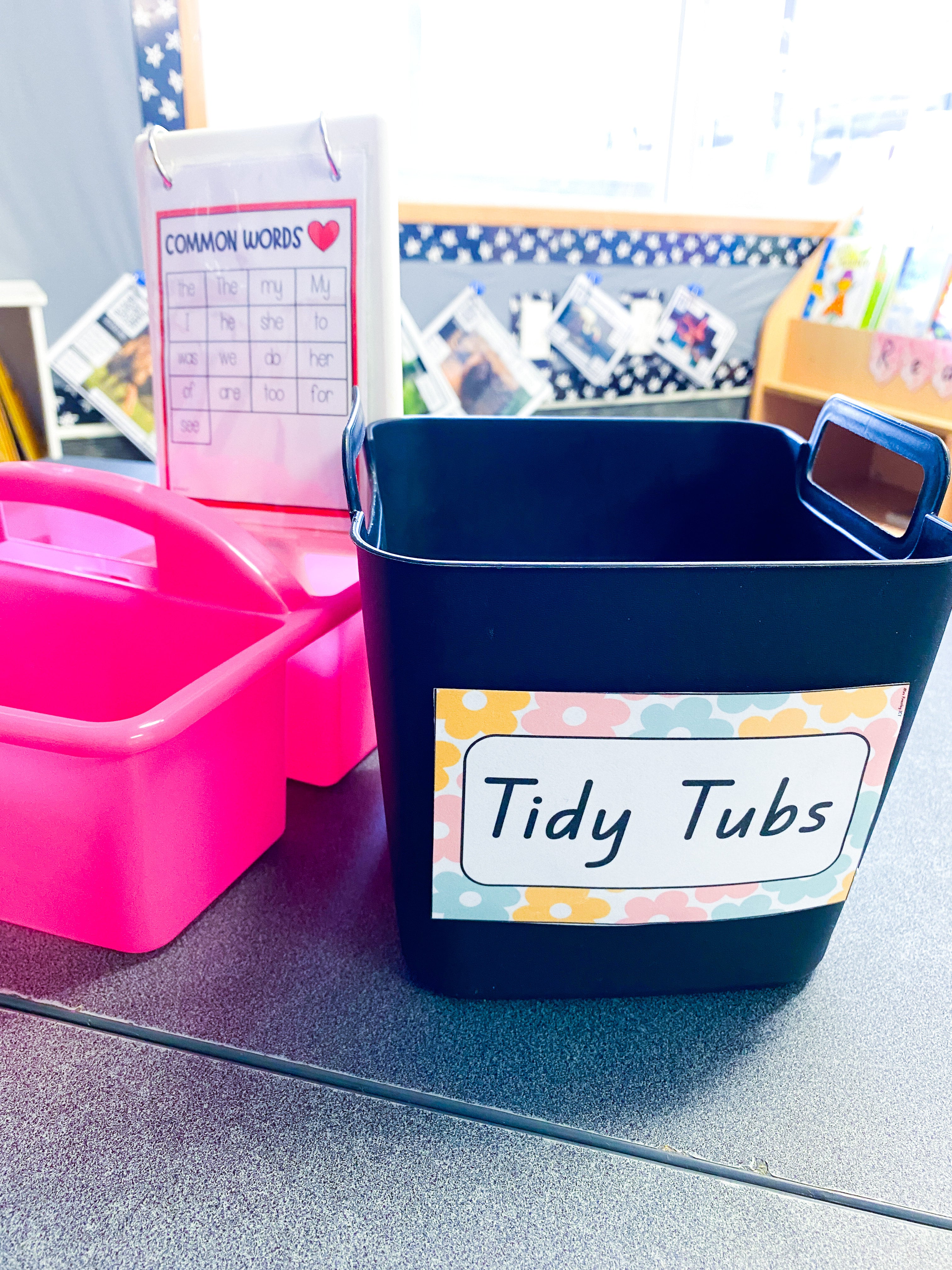 Tidy Tub labels freebie – Mrs Priestley ICT
