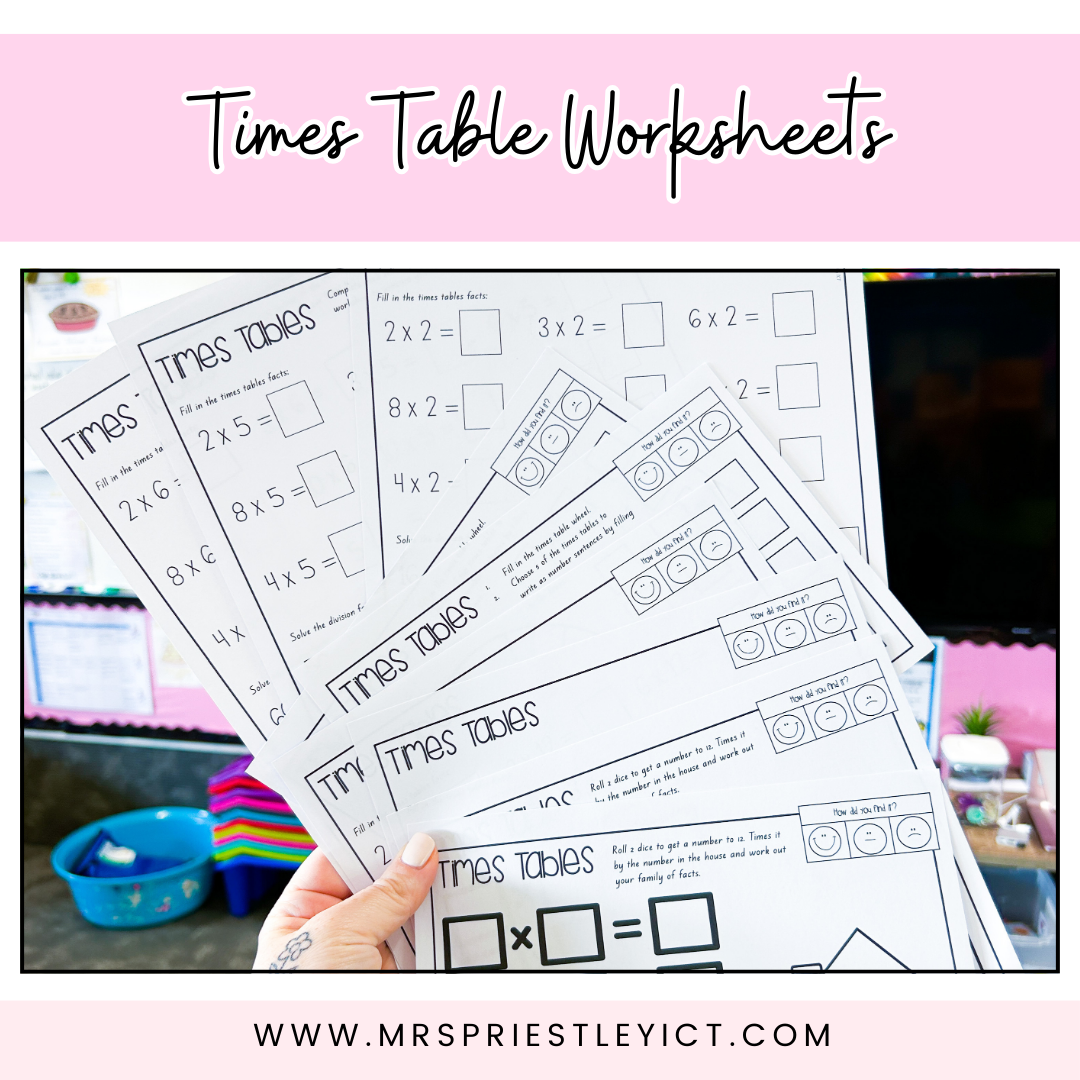 Times Table Worksheets