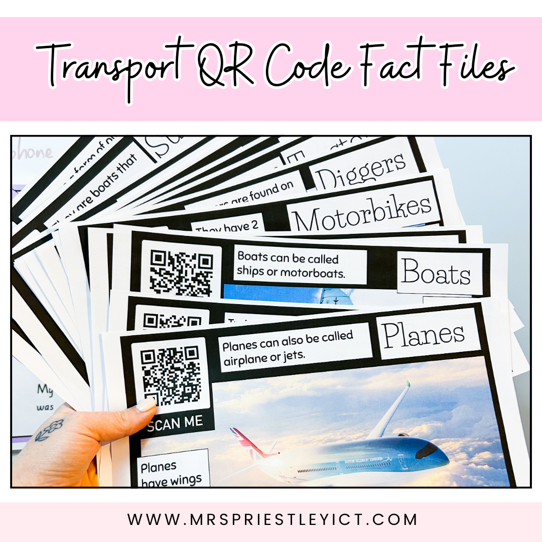 Transport QR code fact files