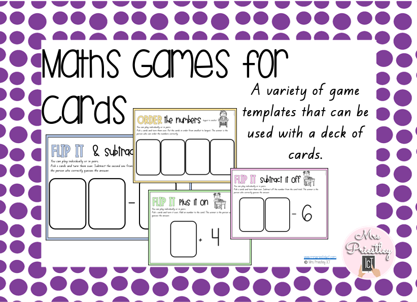 Maths Games for Cards