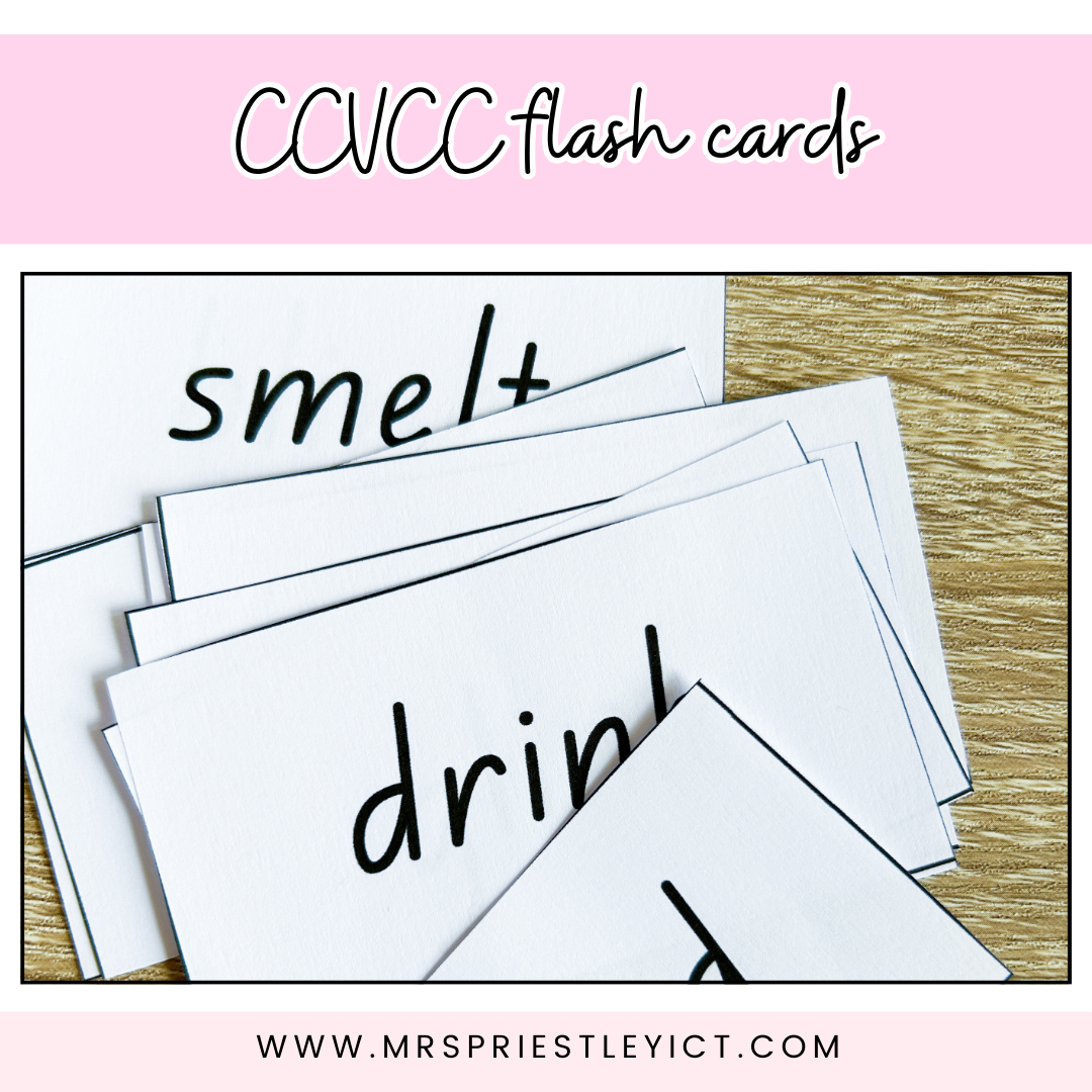 CCVCC flash cards