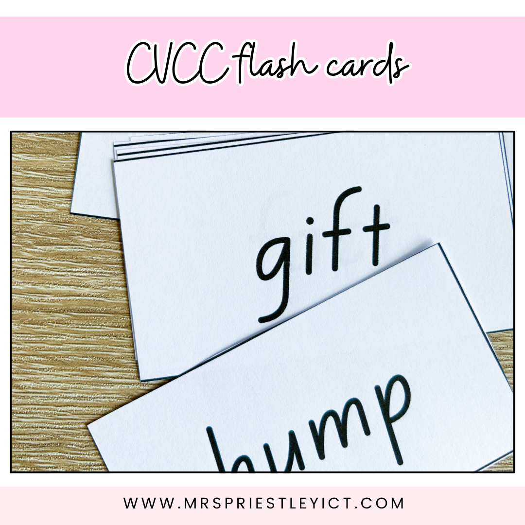 CVCC flash cards