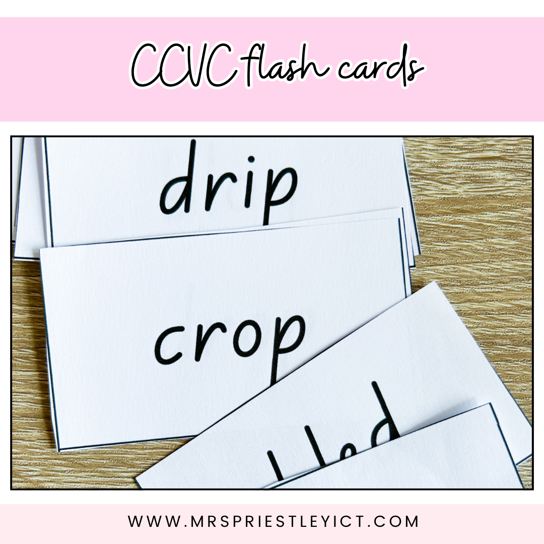 CCVC flash cards