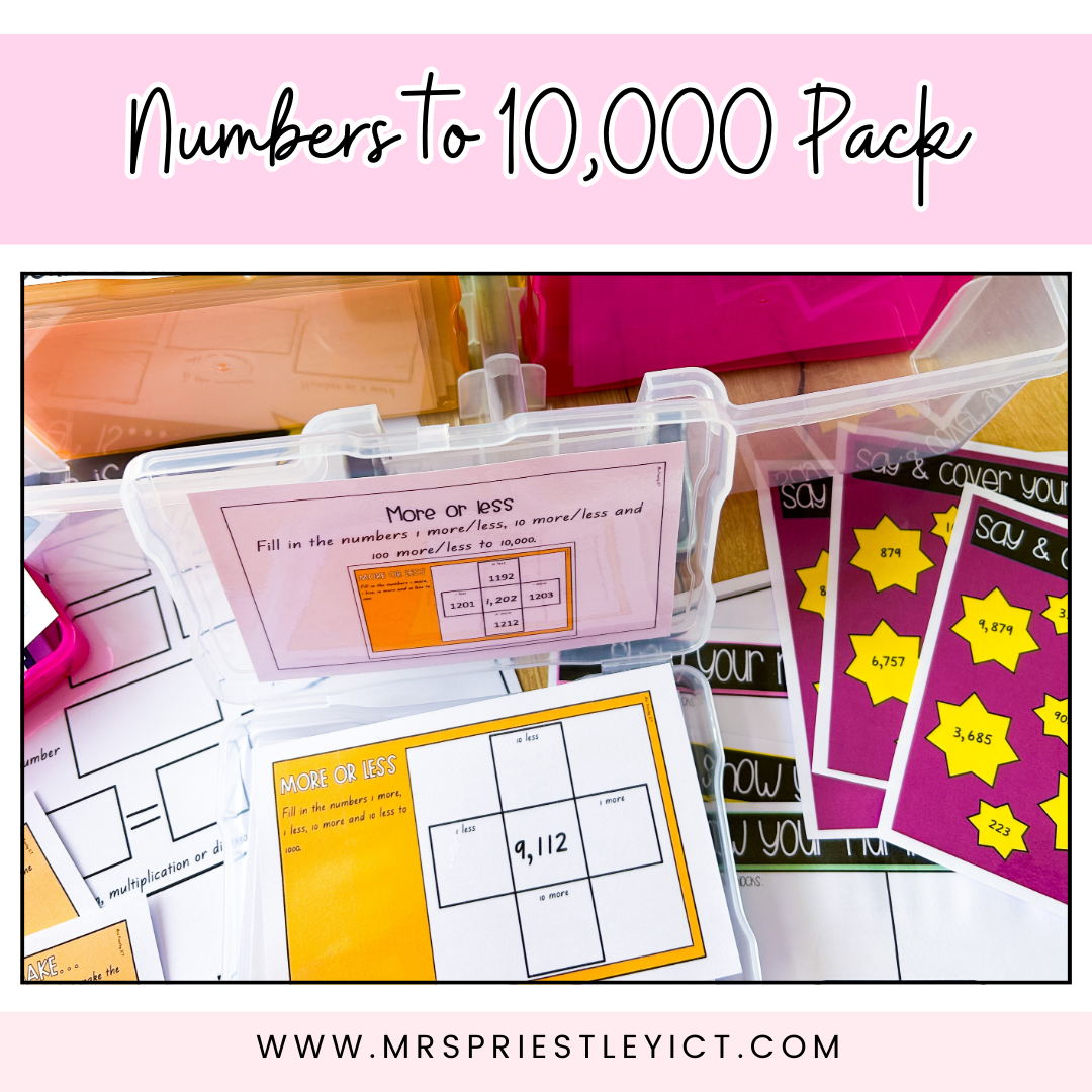 Numbers to 10,000 Pack