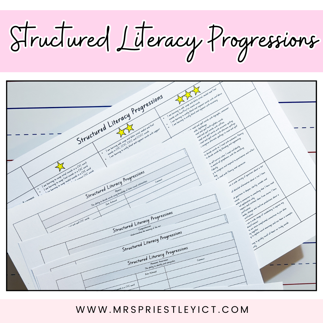 Structured Literacy Progressions