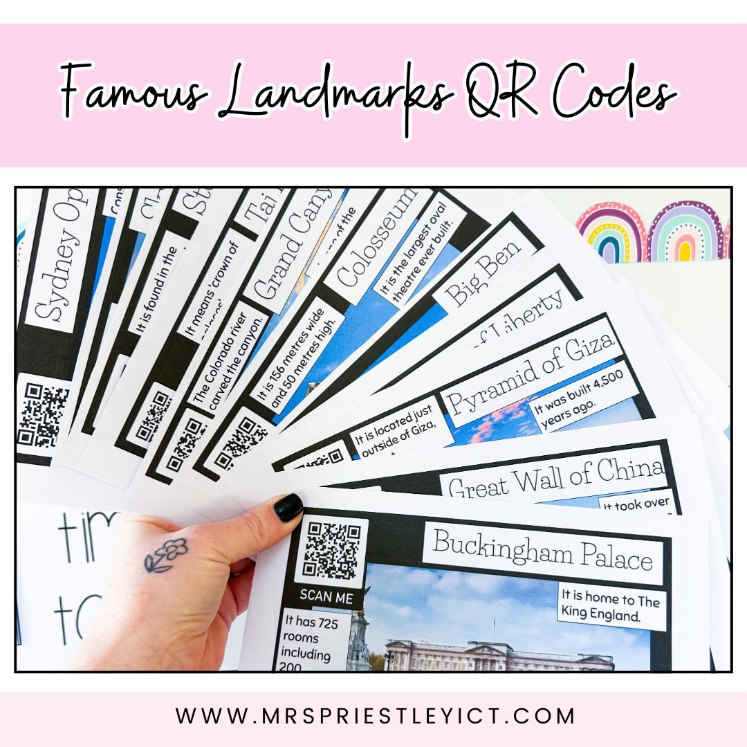 Famous Landmarks QR code fact files