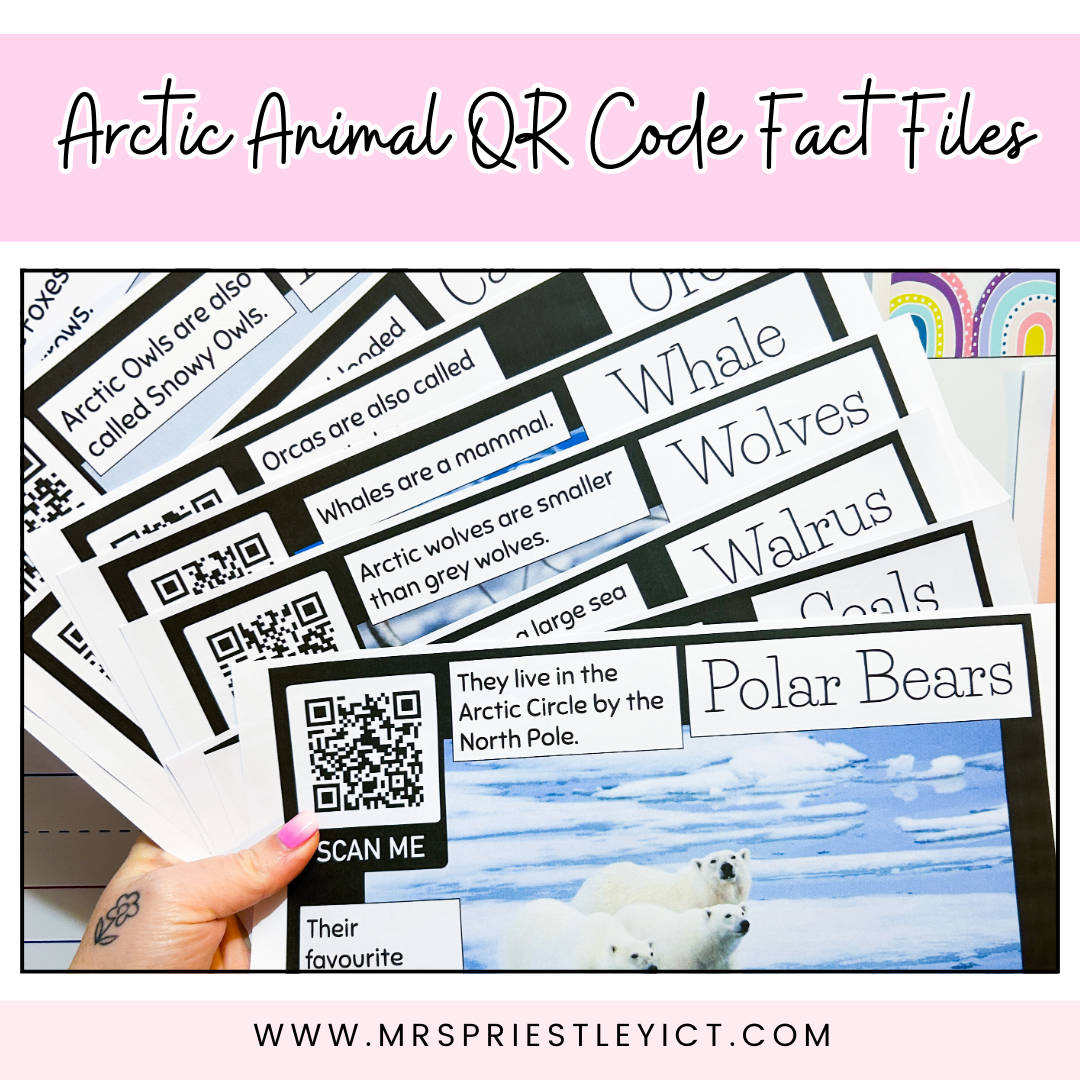 Arctic Animal QR code fact files