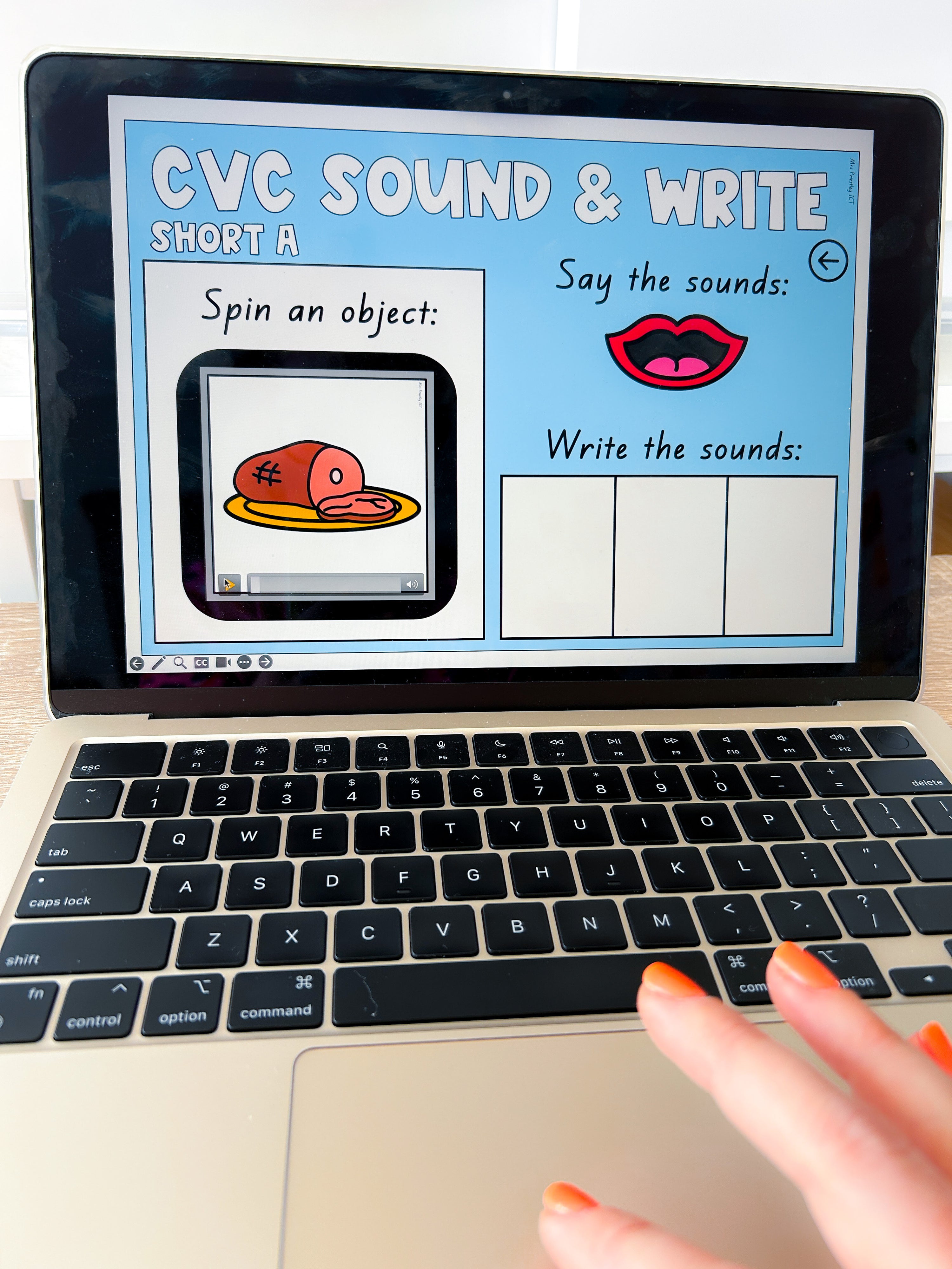 CVC Sound & Write Slides