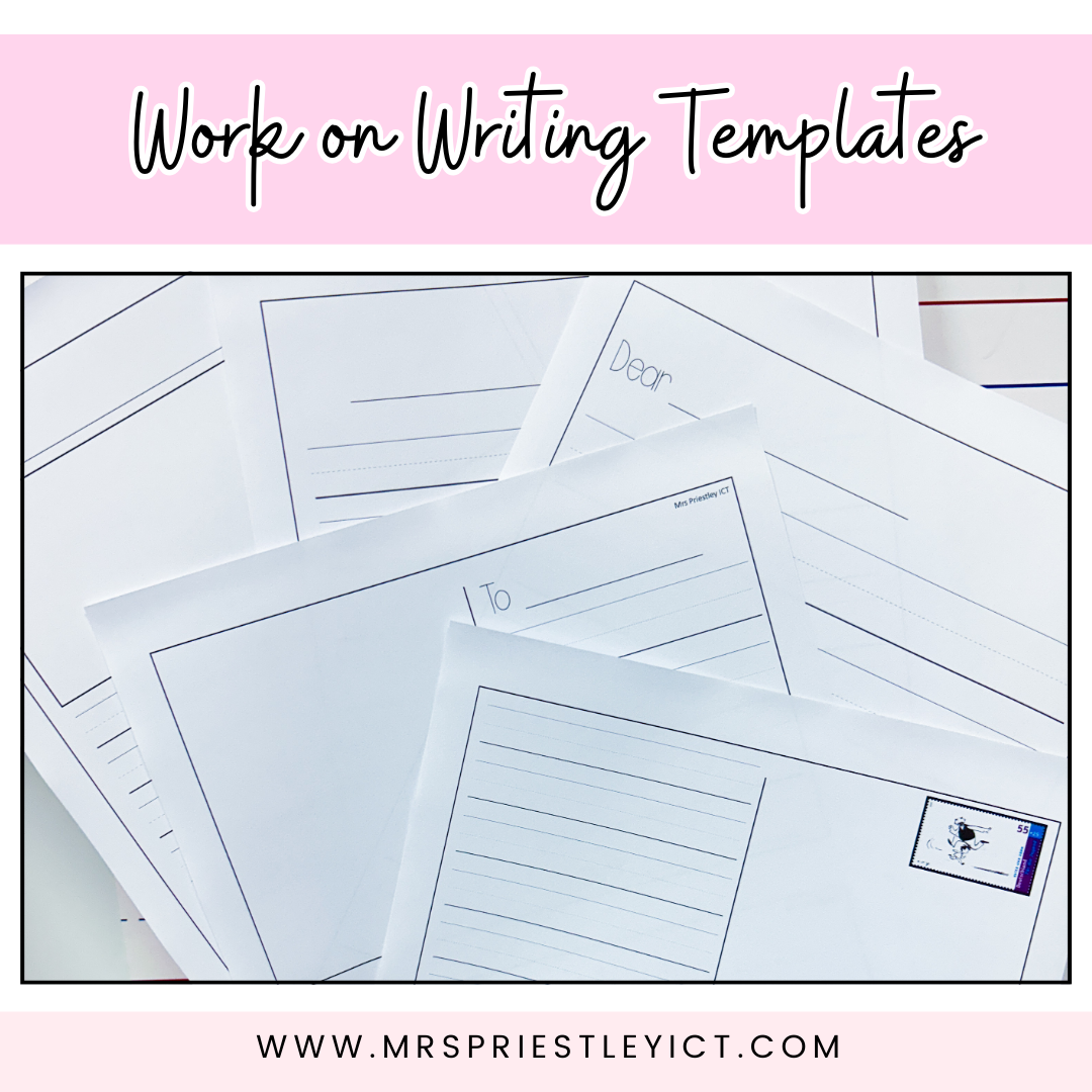 Work on writing templates