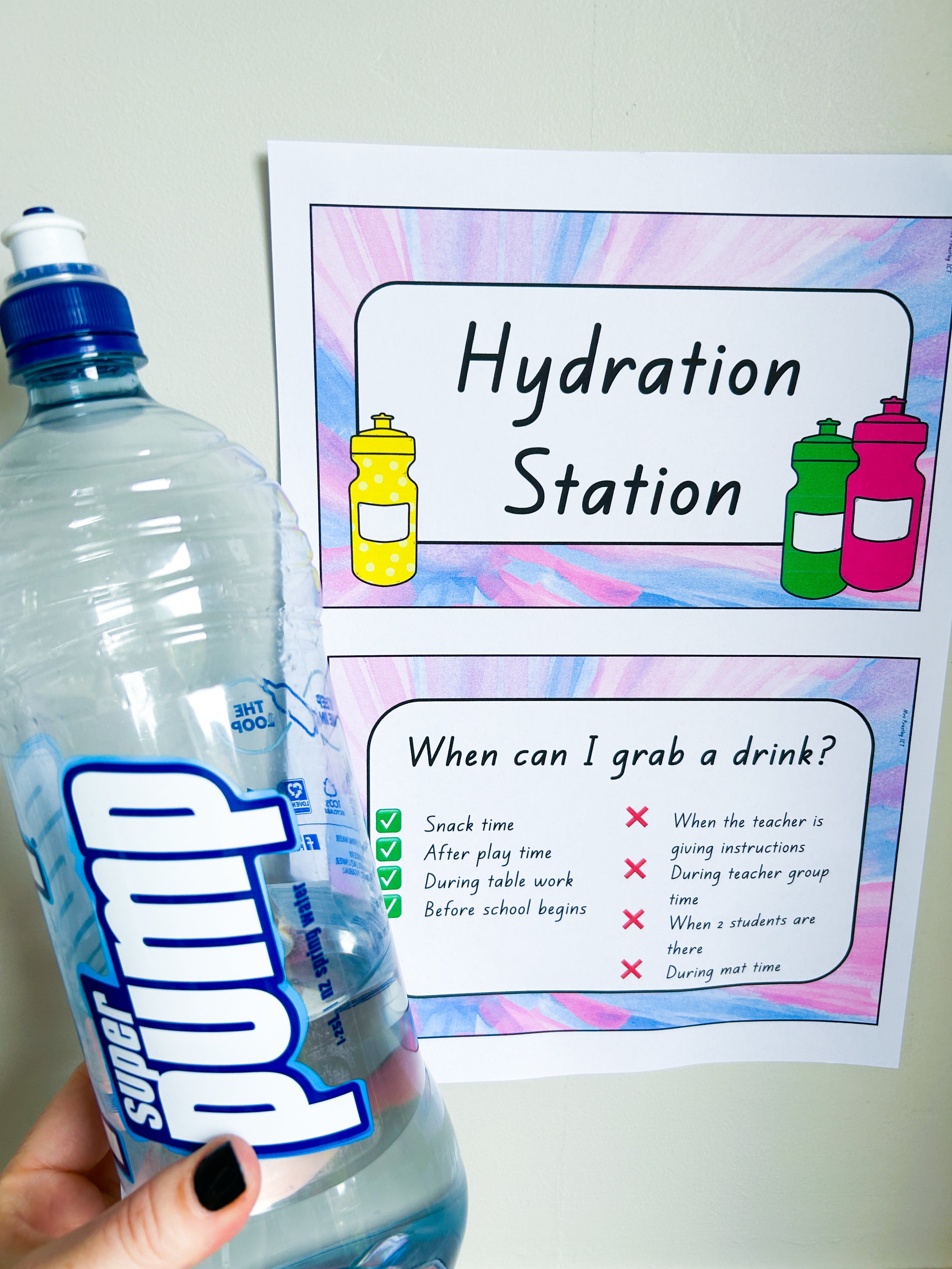 Hydration station freebie (purple power)