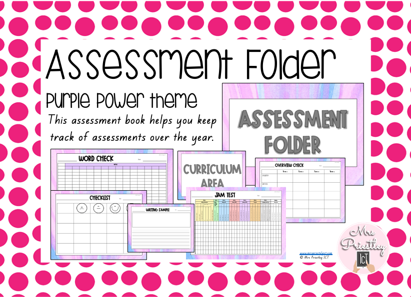 Assessment Teacher Book (Purple power theme)