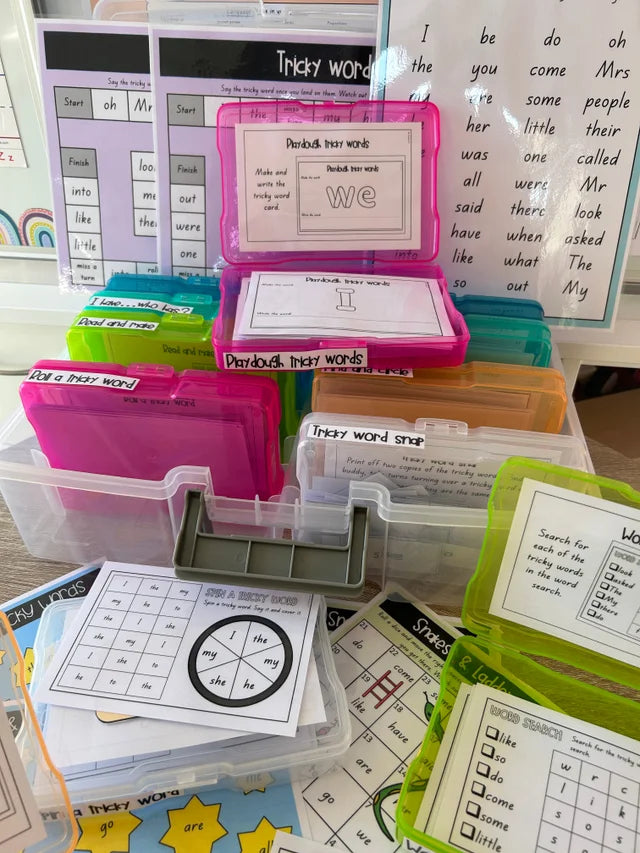 Tricky Word Writing Frame Tricky Word Pack – Mrs Priestley ICT