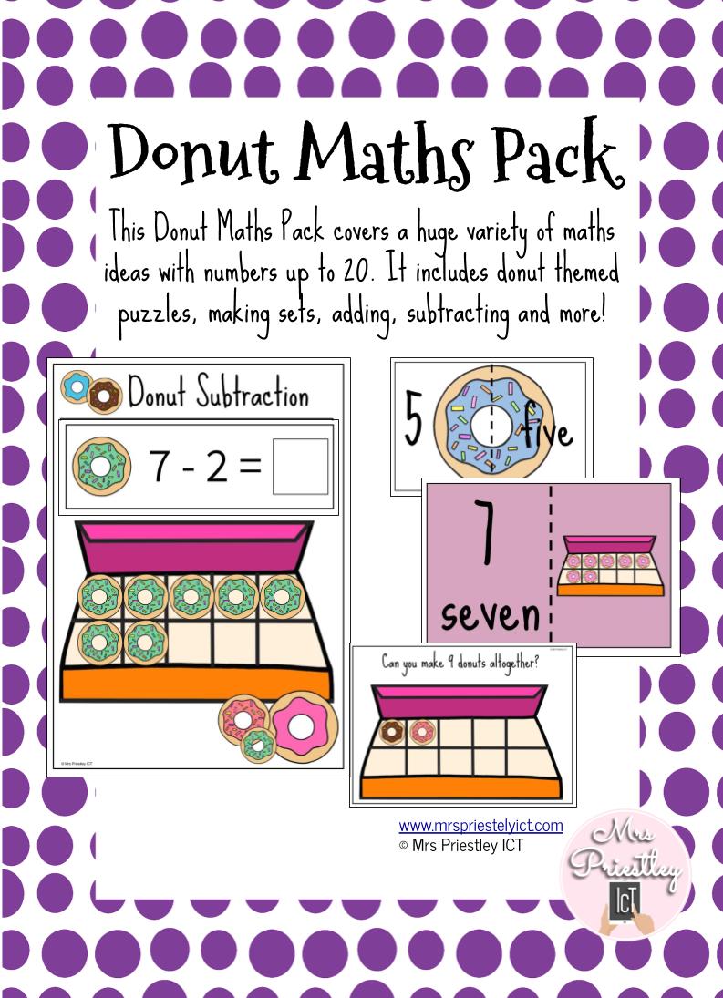 Donut Maths Pack